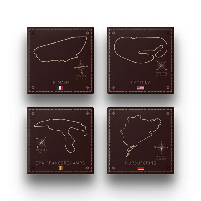 24 Hour Legends Pack — ceramic coaster set
