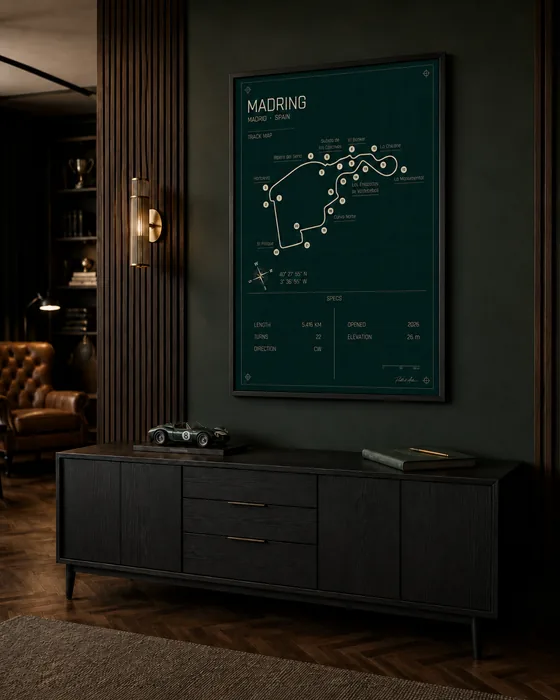 Madring circuit poster — Heritage edition